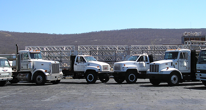 A few vehicles from Mountain Productions' Fleet