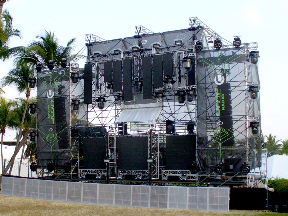 UMF Stage - Scaffold Staging