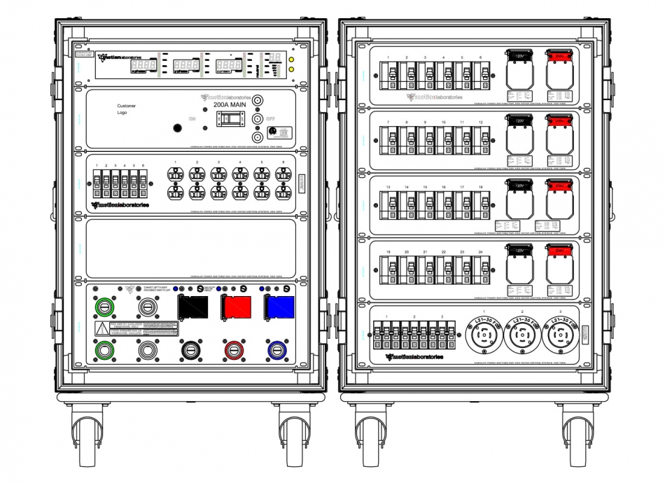 Dual Voltage Power Distribution System