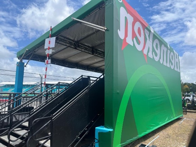 Heineken VIP Viewing Area at Miami International Autodrome for the F1 Miami Grand Prix